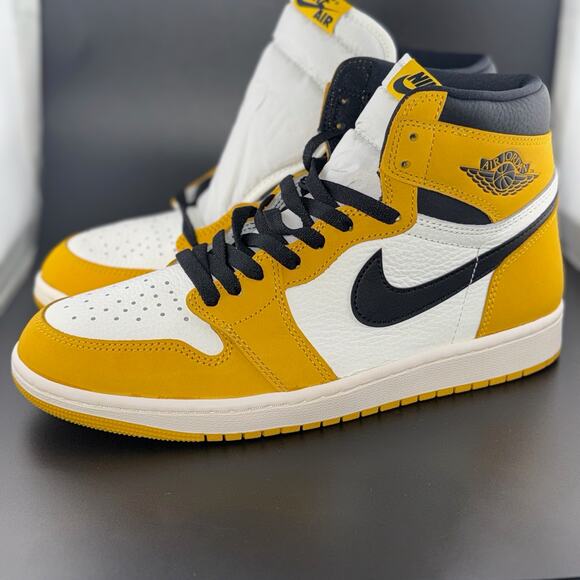 Jordan 1 Retro High OG Yellow Ochre SIZE9.5 main image 5